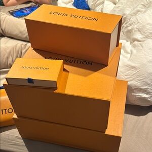 Louis Vuitton Orange Gift Boxes